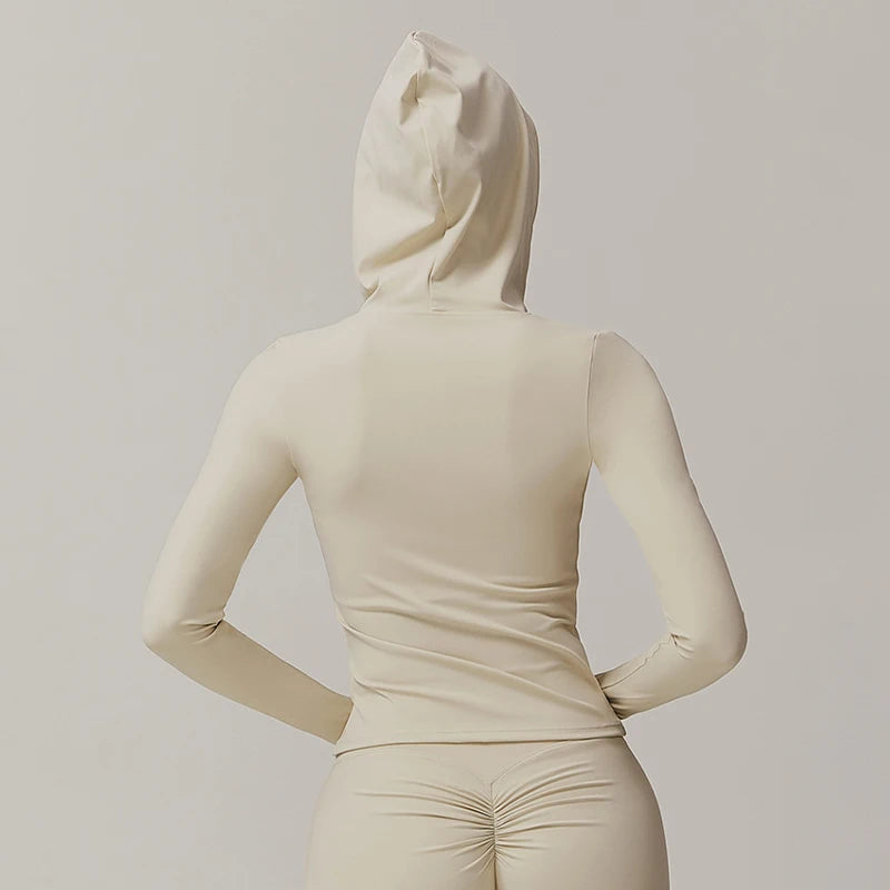 Zipper Running Yoga Workout Jacket