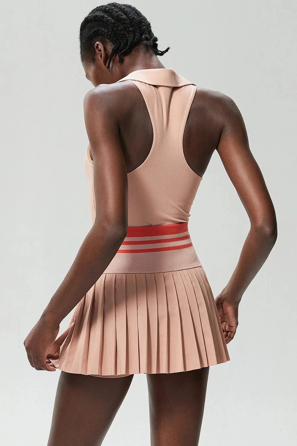 Regal V-Neck Tennis Set - Skirt + Top