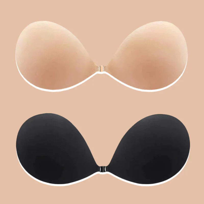 Adhesive Reusable Invisible Silicone Push Up Bra-(2 PACK)