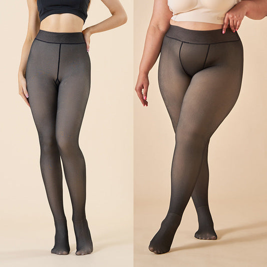 Translucent Fleece Lined Tights