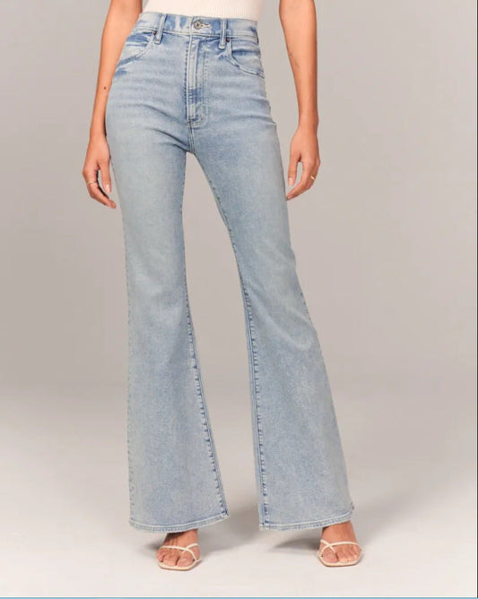 Ultra High Rise Stretch Flare Jean