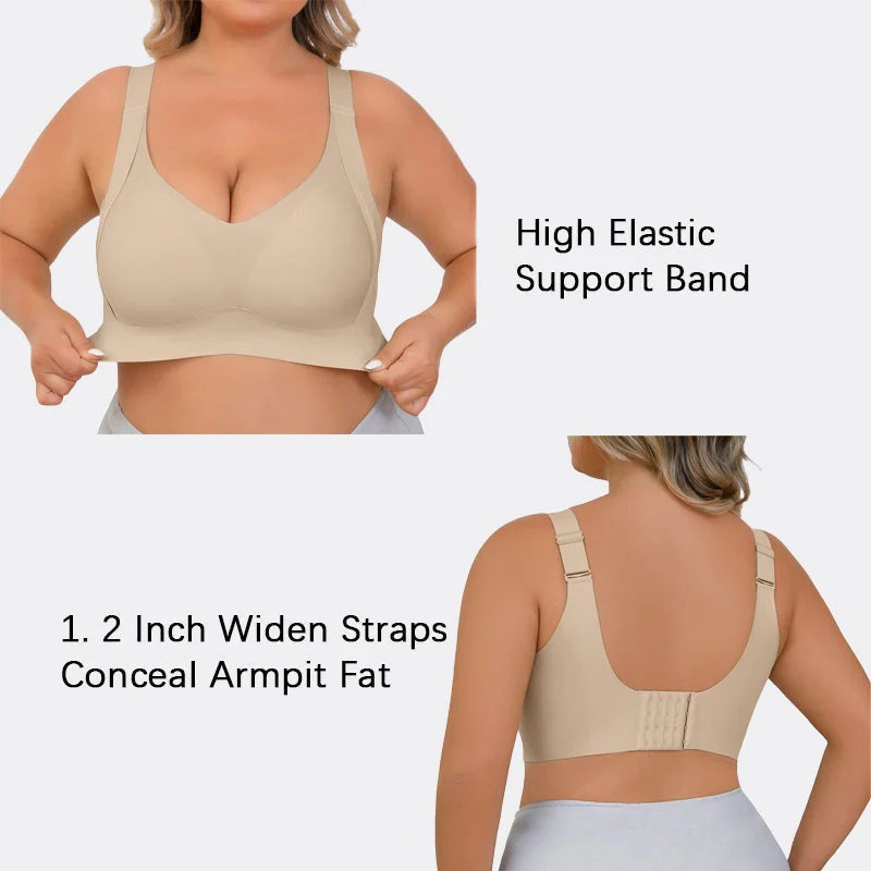 RosyCurve™-Enhanced W Support Adjustment Comfort Bra