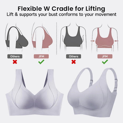 RosyCurve™-Enhanced W Support Adjustment Comfort Bra