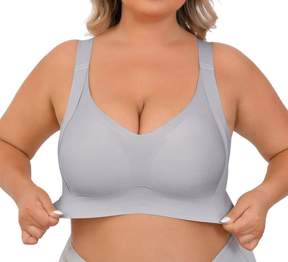 Daily Comfort Wireless Shaper Bra-BLACK+GREY+SKIN