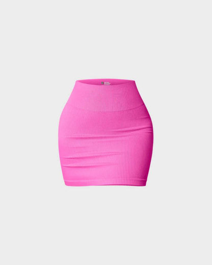 Basic Casual Mini Bodycon Skirt