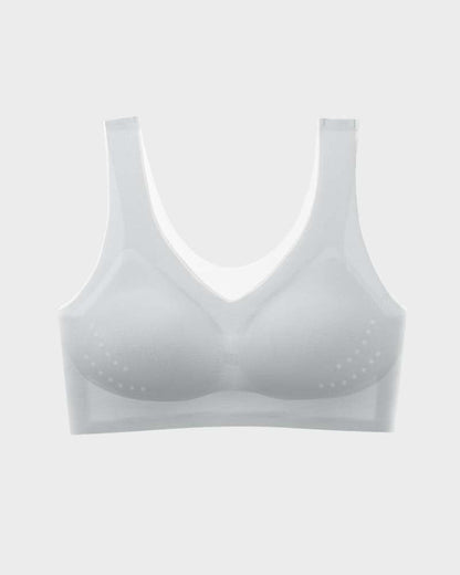 Ultra-thin Ice Silk Bra