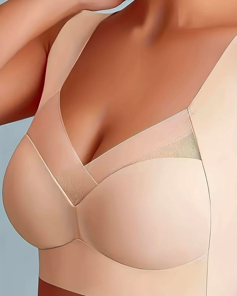 Seamless Wirefree Mesh Comfortable Smoothing Bra