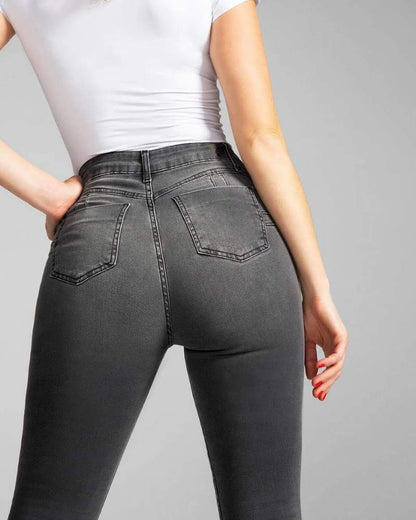 Slim Fit Pencil Pants Stretch High-rise Jeans