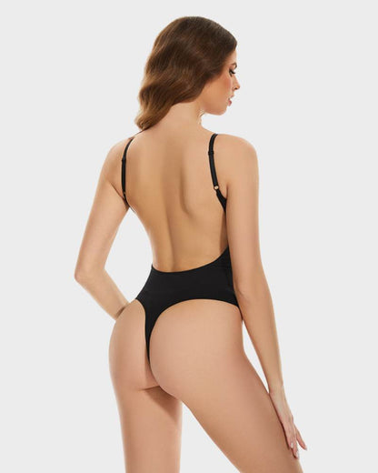 Seamless Low Back Thong Bodysuit