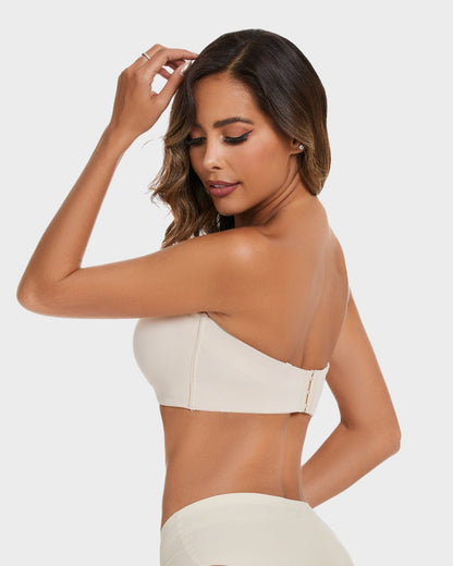 Full Support Non-Slip Convertible Bandeau Bra