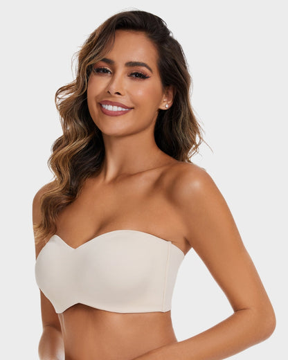 Full Support Non-Slip Convertible Bandeau Bra