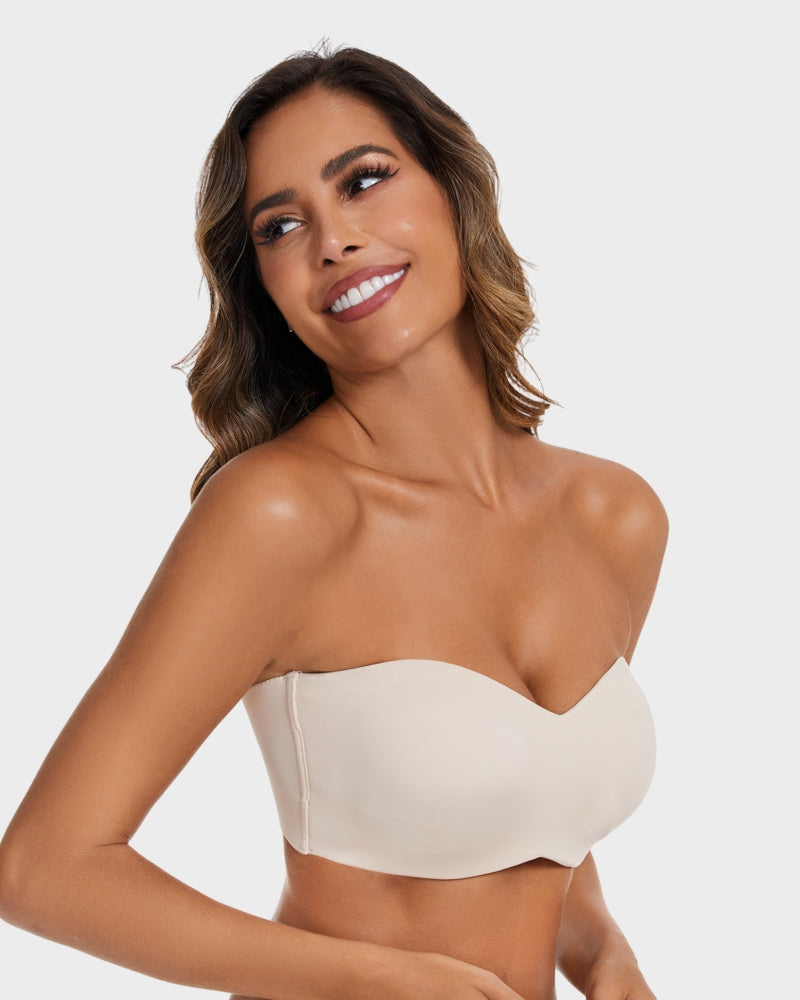 Full Support Non-Slip Convertible Bandeau Bra