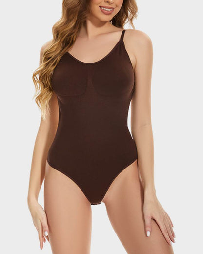 Seamless Low Back Thong Bodysuit