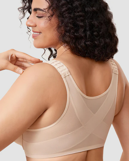 Women's Front Closure Bras Plus Size Underwire Unlined Back