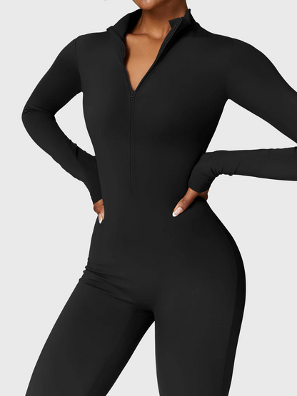 Women's Zip Front Ski Jumpsuit for Winter Sports