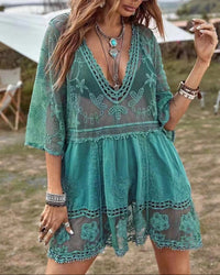 Green blouse