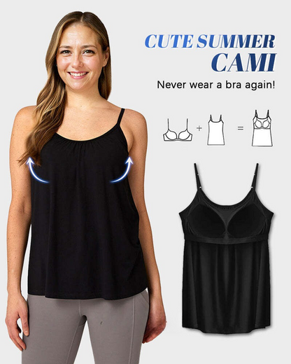 Women’s Fly Free Cooling Cami with Built-in Bra