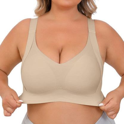 Daily Comfort Wireless Shaper Bra-BLACK+GREY+SKIN