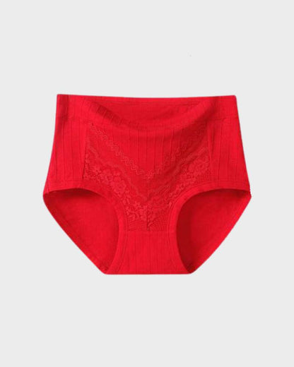 Plus Size LeakProof Lace Cotton Panties