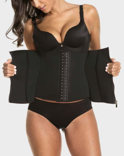 Neoprene Zip Girdle Belly Corset