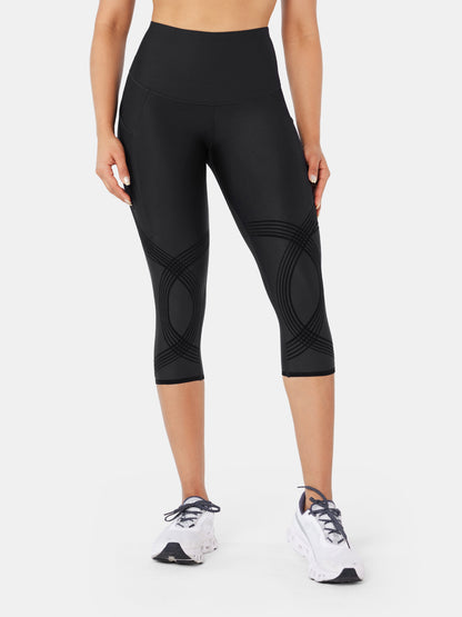 Body Sculpt Side Pocket Capri Leggings