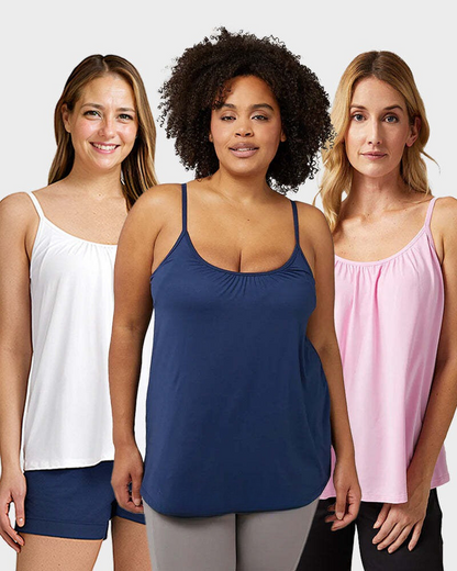 Women’s Fly Free Cooling Cami with Built-in Bra