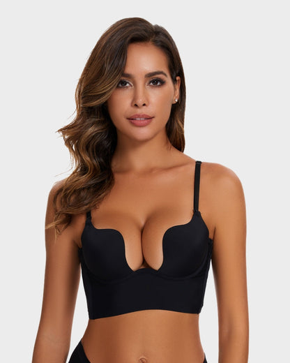 Low Cut U-Shaped Backless Bra