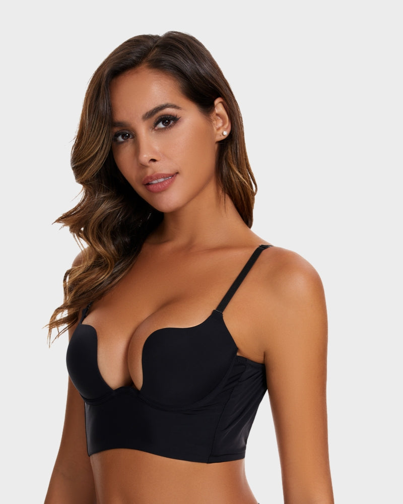 Low Cut U-Shaped Backless Bra