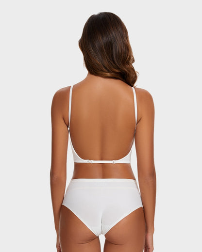 Low Cut U-Shaped Backless Bra