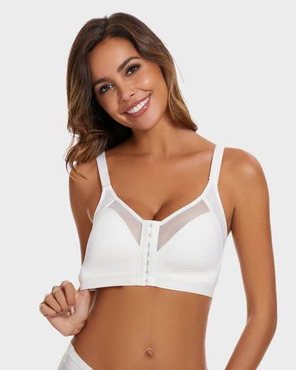 Comfort Posture Corrector Bra White