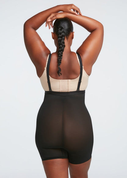 PowerMesh X Panel High-Waist Shorts