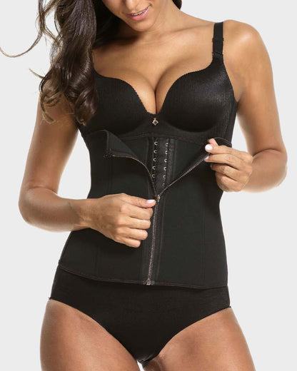 Neoprene Zip Girdle Belly Corset