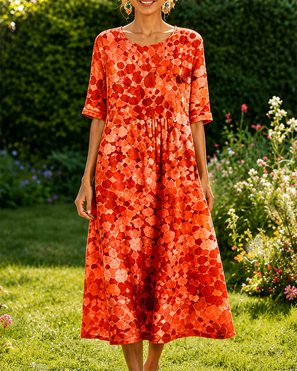 Printed Loose Dress