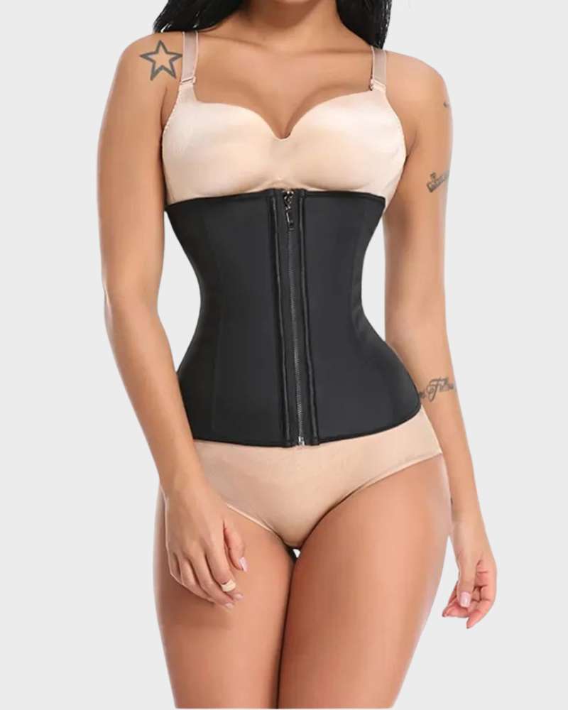 Breathable Latex Zipper Body Shaper