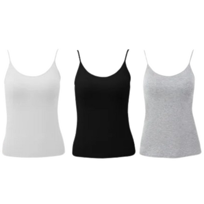 ModaChic™ Camisole tank top built bra