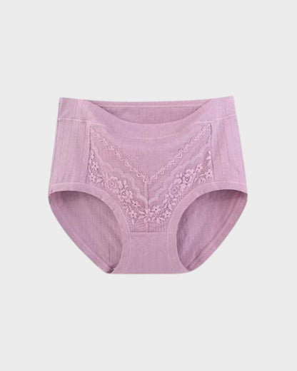 Plus Size LeakProof Lace Cotton Panties