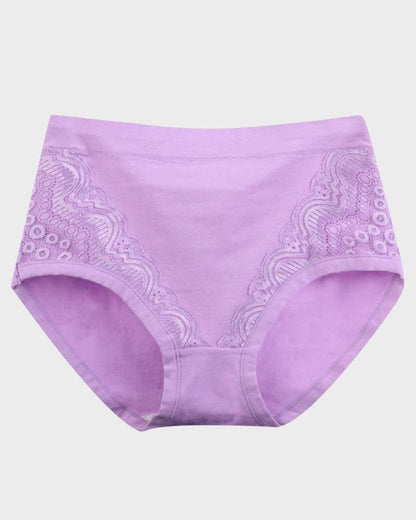 Plus Size High Waist Leak Proof Cotton Panties