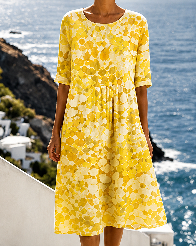 Printed Loose Dress