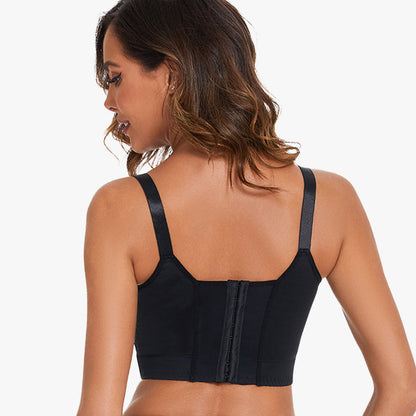 Push-Up Back Smoothing Bra - Black (2 PACK）