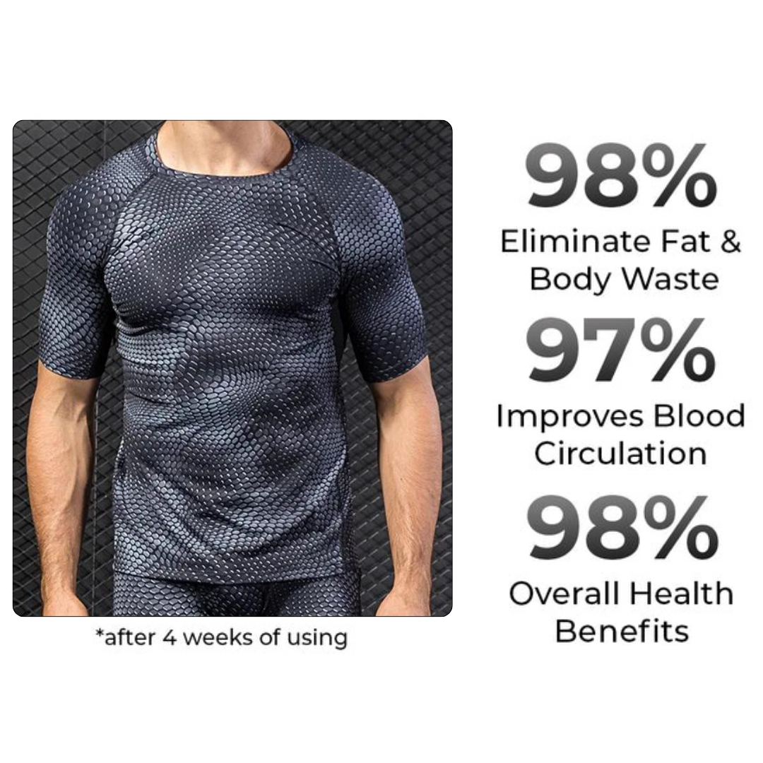 GOFITUK™ IONIC Energy Field Therapy Compression Shirt