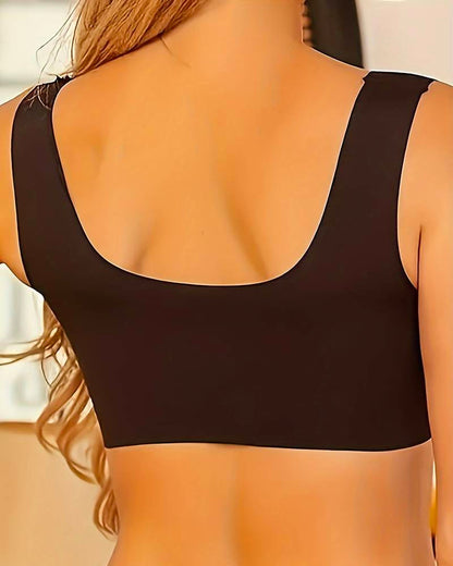 Seamless Wirefree Mesh Comfortable Smoothing Bra