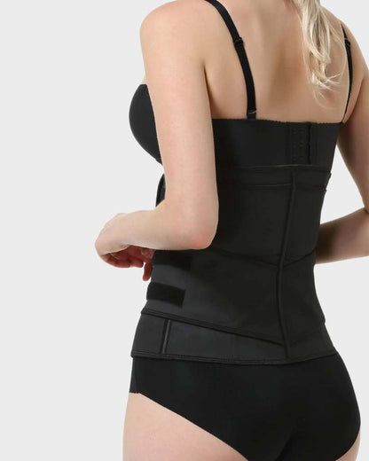 Latex Buckle Waist Corset Belt