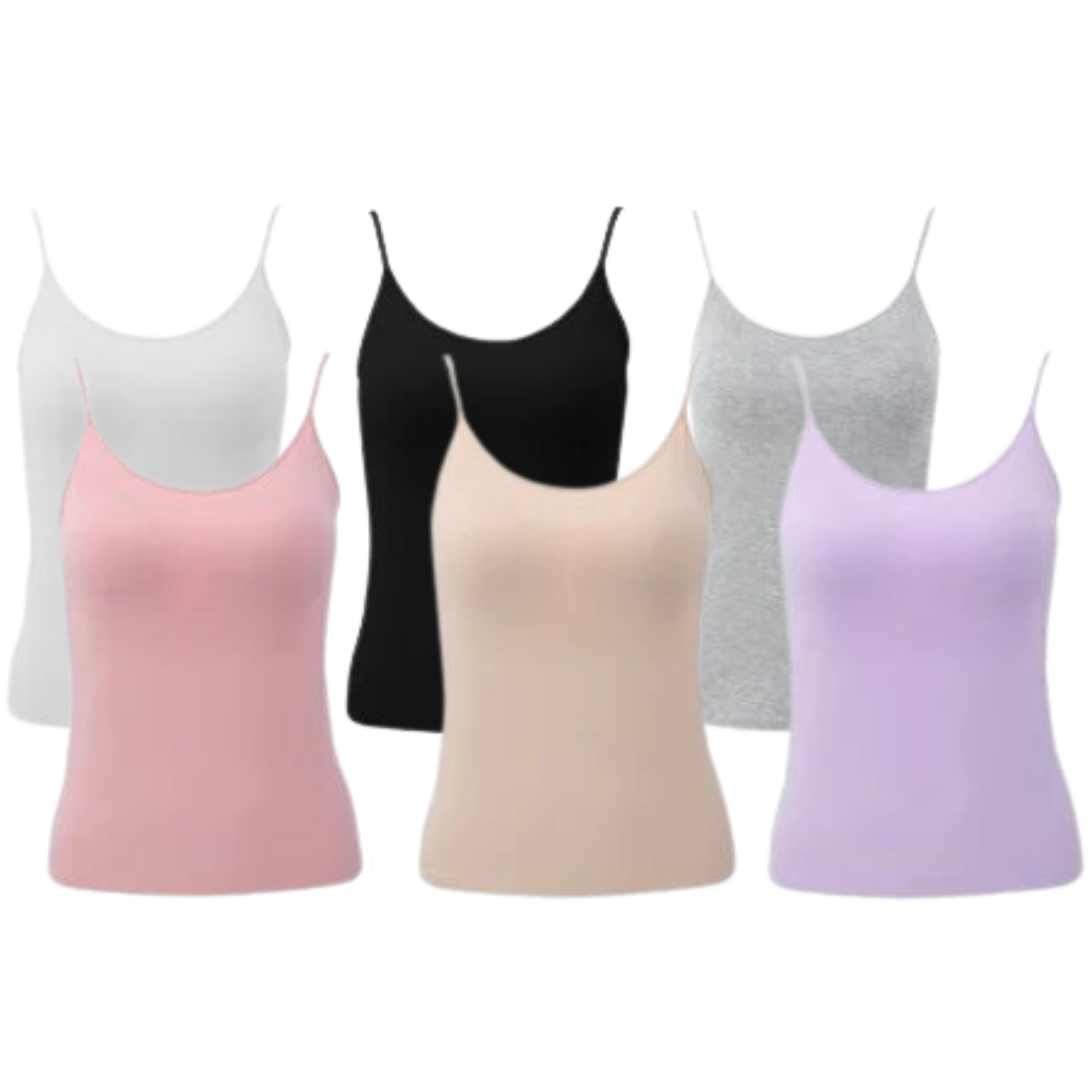 ModaChic™ Camisole tank top built bra