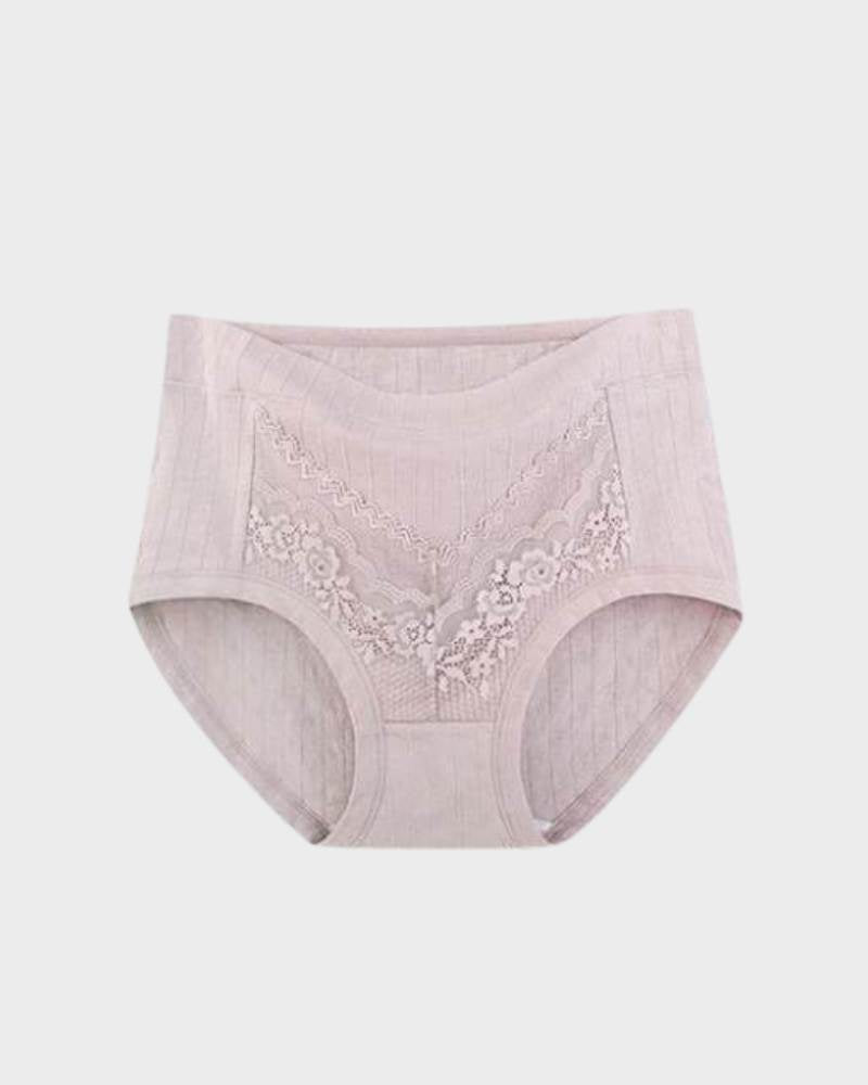 Plus Size LeakProof Lace Cotton Panties