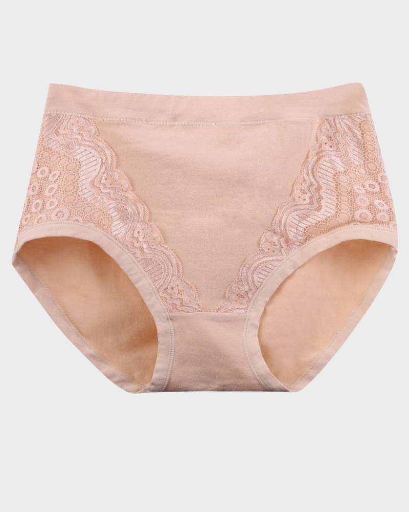 Plus Size High Waist Leak Proof Cotton Panties