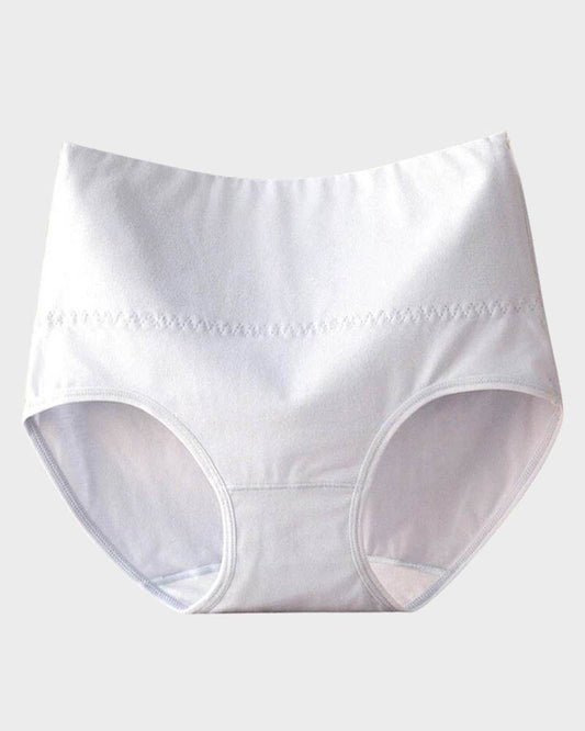 Pure Cotton High Waist Underwear - Comfortable and Breathable Women's Panties