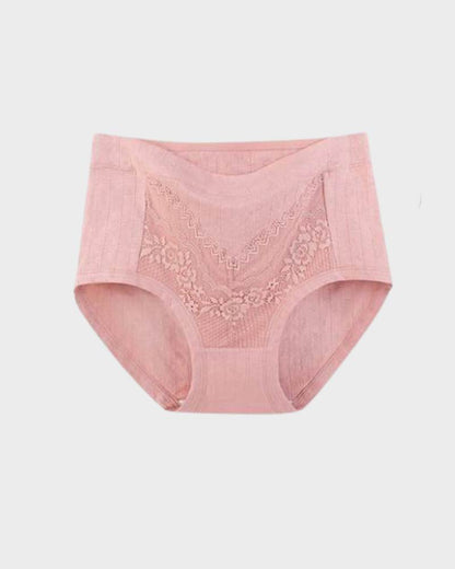 Plus Size LeakProof Lace Cotton Panties