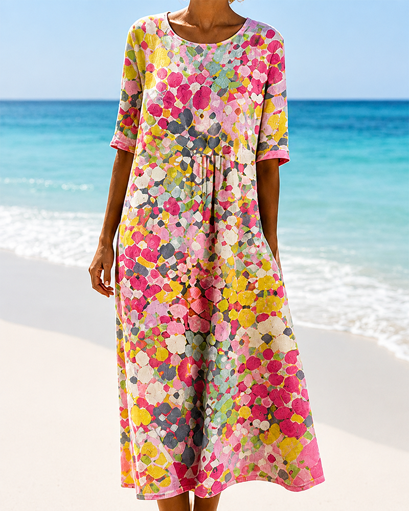 Printed Loose Dress