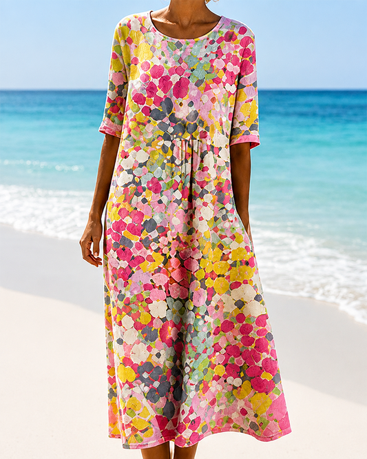 Printed Loose Dress