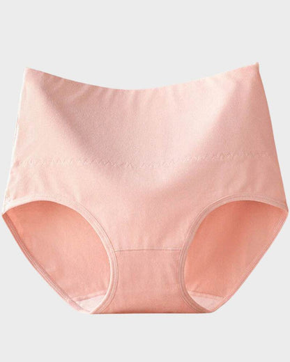 Pure Cotton High Waist Underwear - Comfortable and Breathable Women's Panties